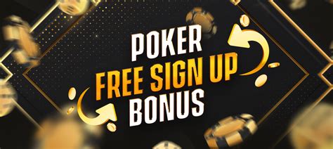  online poker free signup bonus
